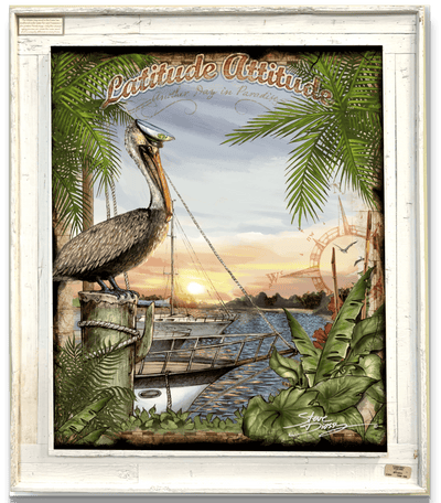 "Latitude Attitude" Limited Edition Canvas