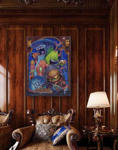 "Seafood See Food" Limited Edition Canvas
