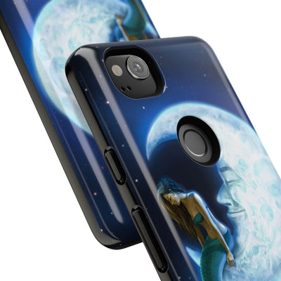 "Mermaid in the Moon" Tough Phone Cases