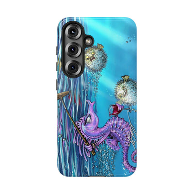 "Seahorse Blowout" Tough Phone Cases