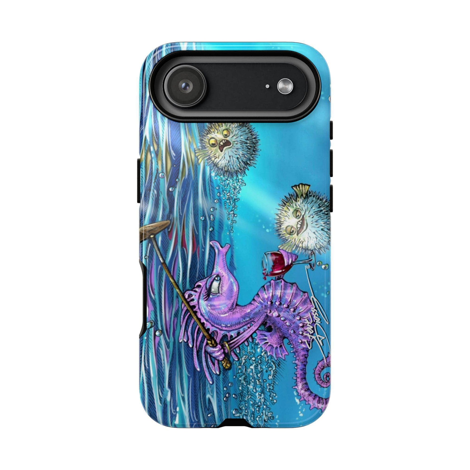 "Seahorse Blowout" Tough Phone Cases