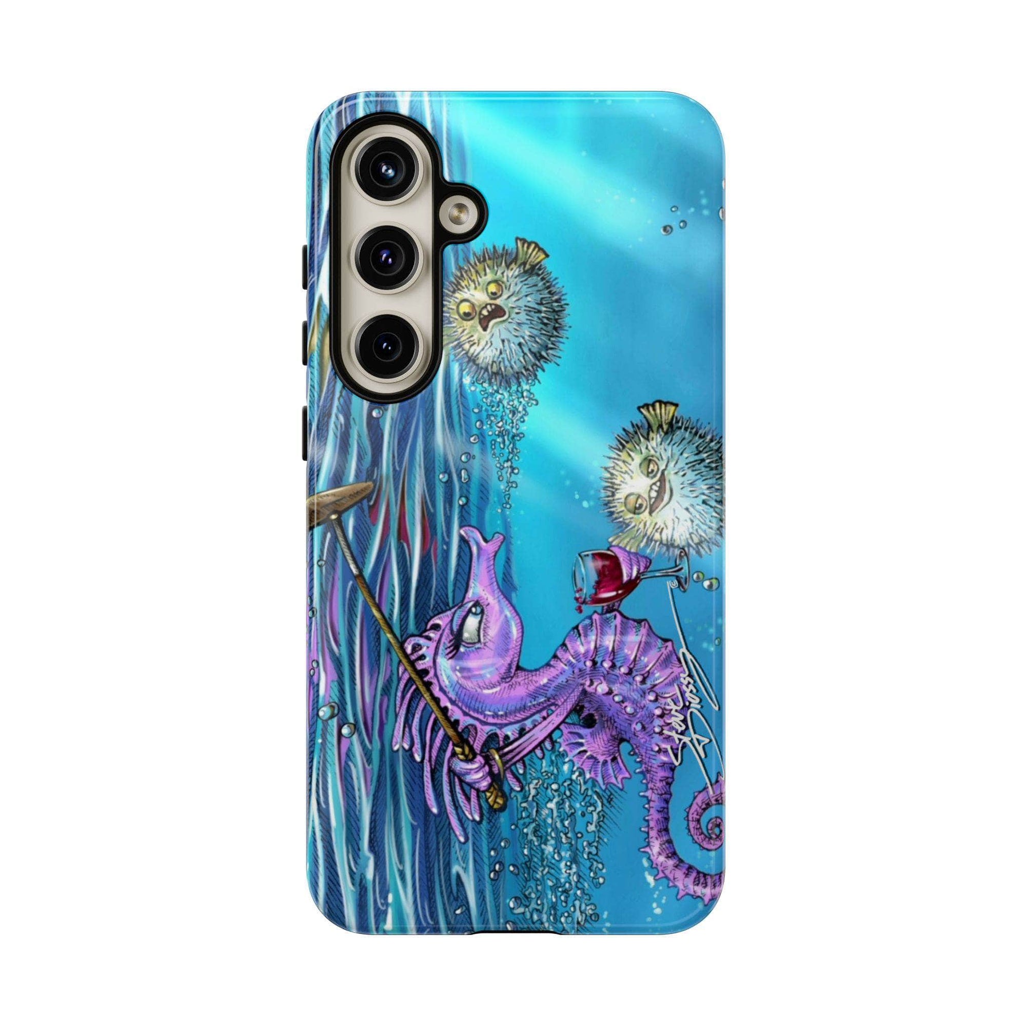"Seahorse Blowout" Tough Phone Cases