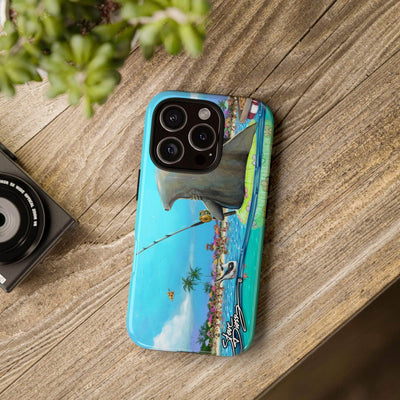 "Shark Fishing" Tough Phone Cases