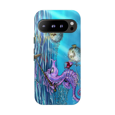"Seahorse Blowout" Tough Phone Cases