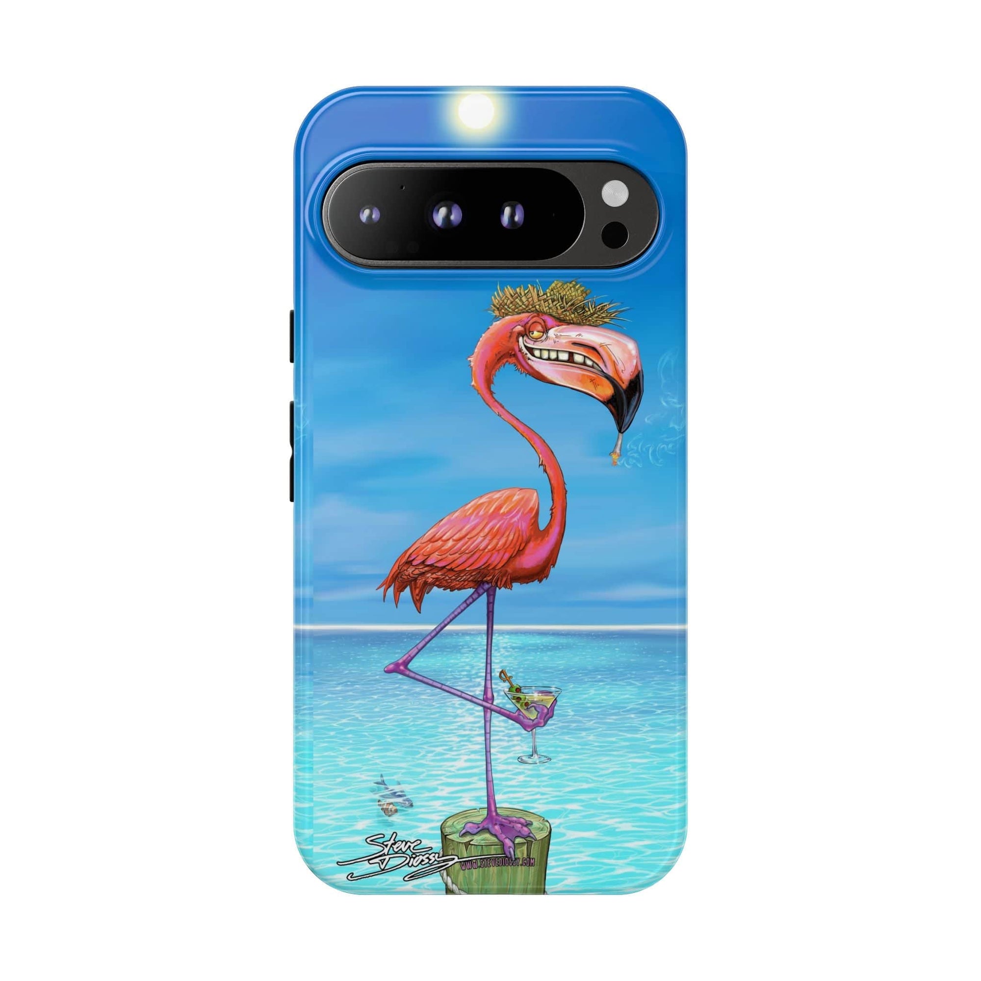 "Dirty Flamingo" Tough Phone Cases
