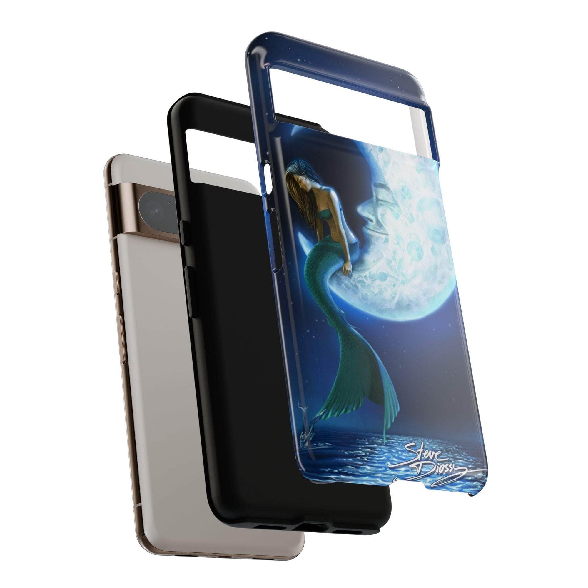 "Mermaid in the Moon" Tough Phone Cases