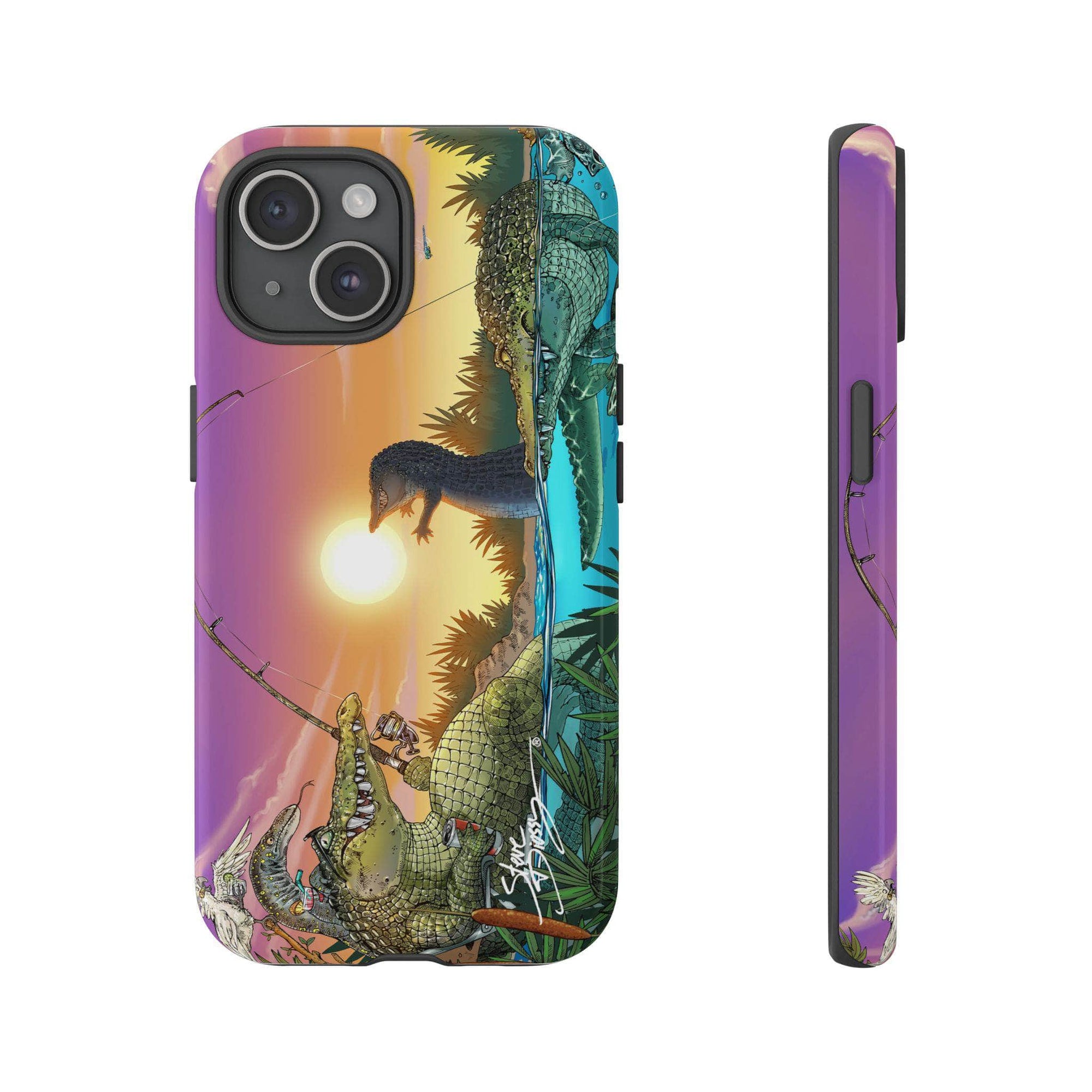 "Gator Fishing" Tough Phone Cases