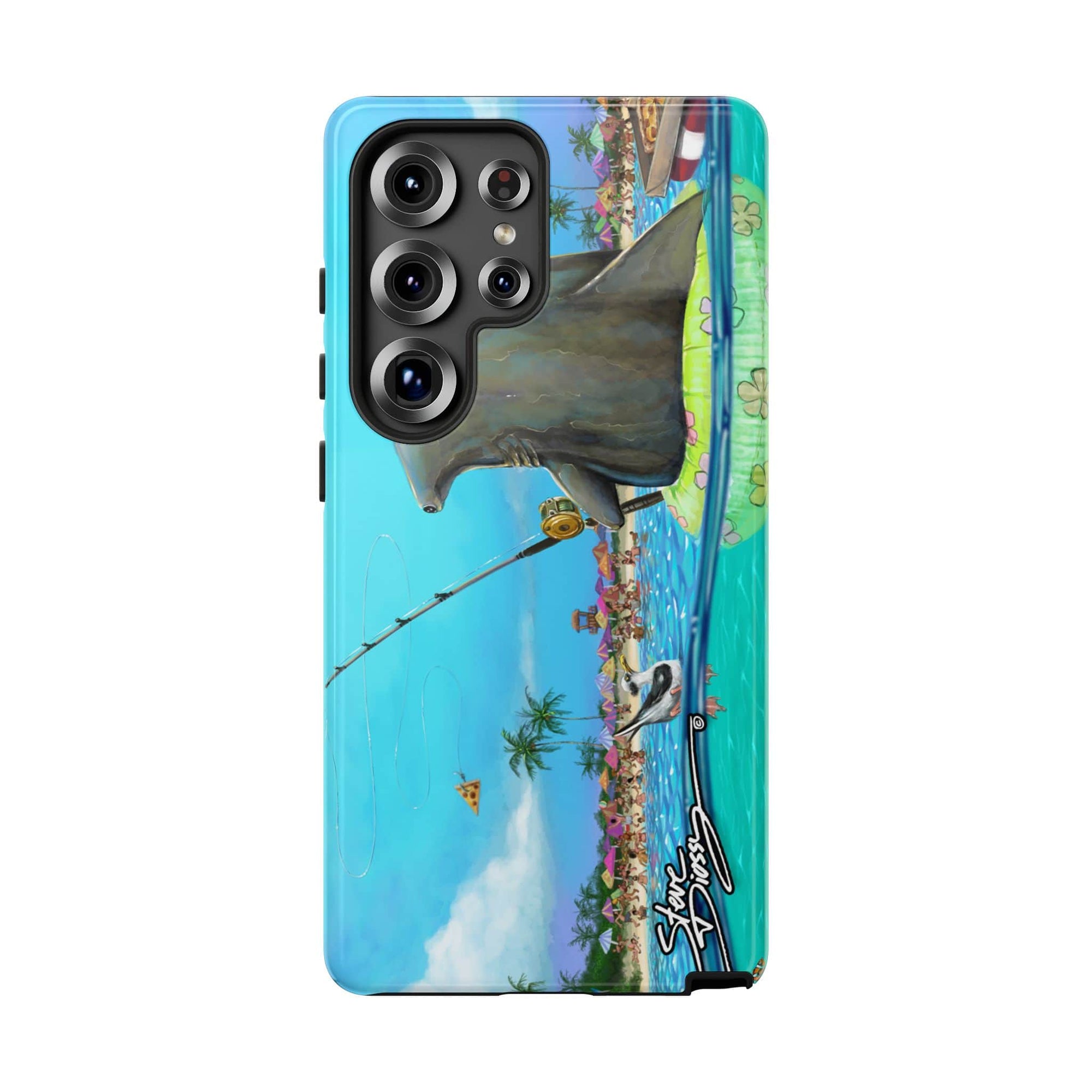 "Shark Fishing" Tough Phone Cases