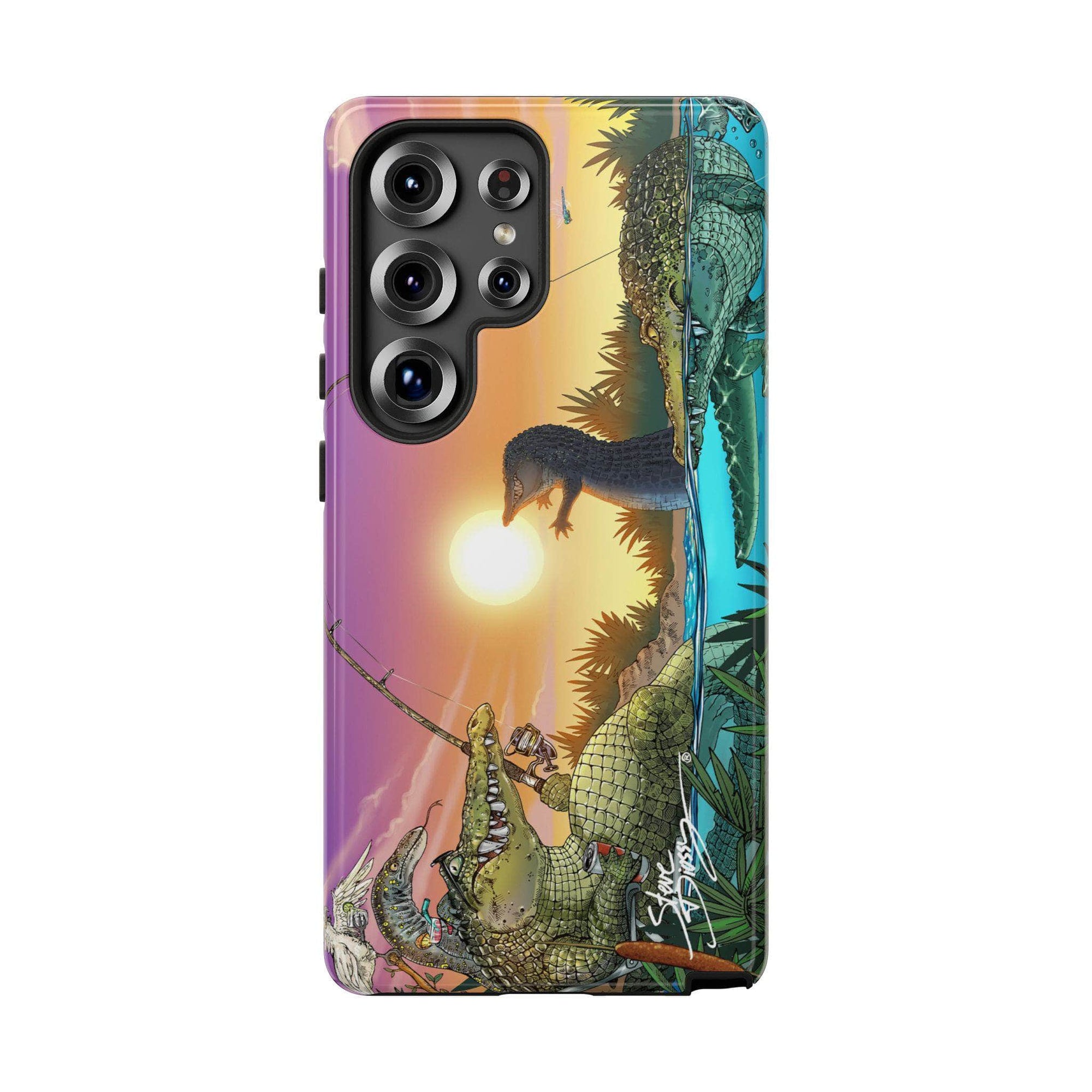 "Gator Fishing" Tough Phone Cases