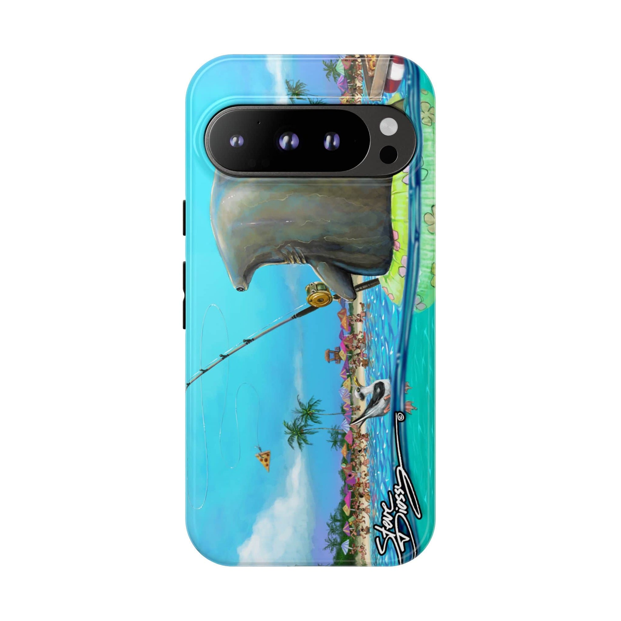 "Shark Fishing" Tough Phone Cases