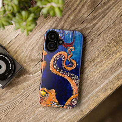 "Octopus the Connoisseur" Tough Phone Cases