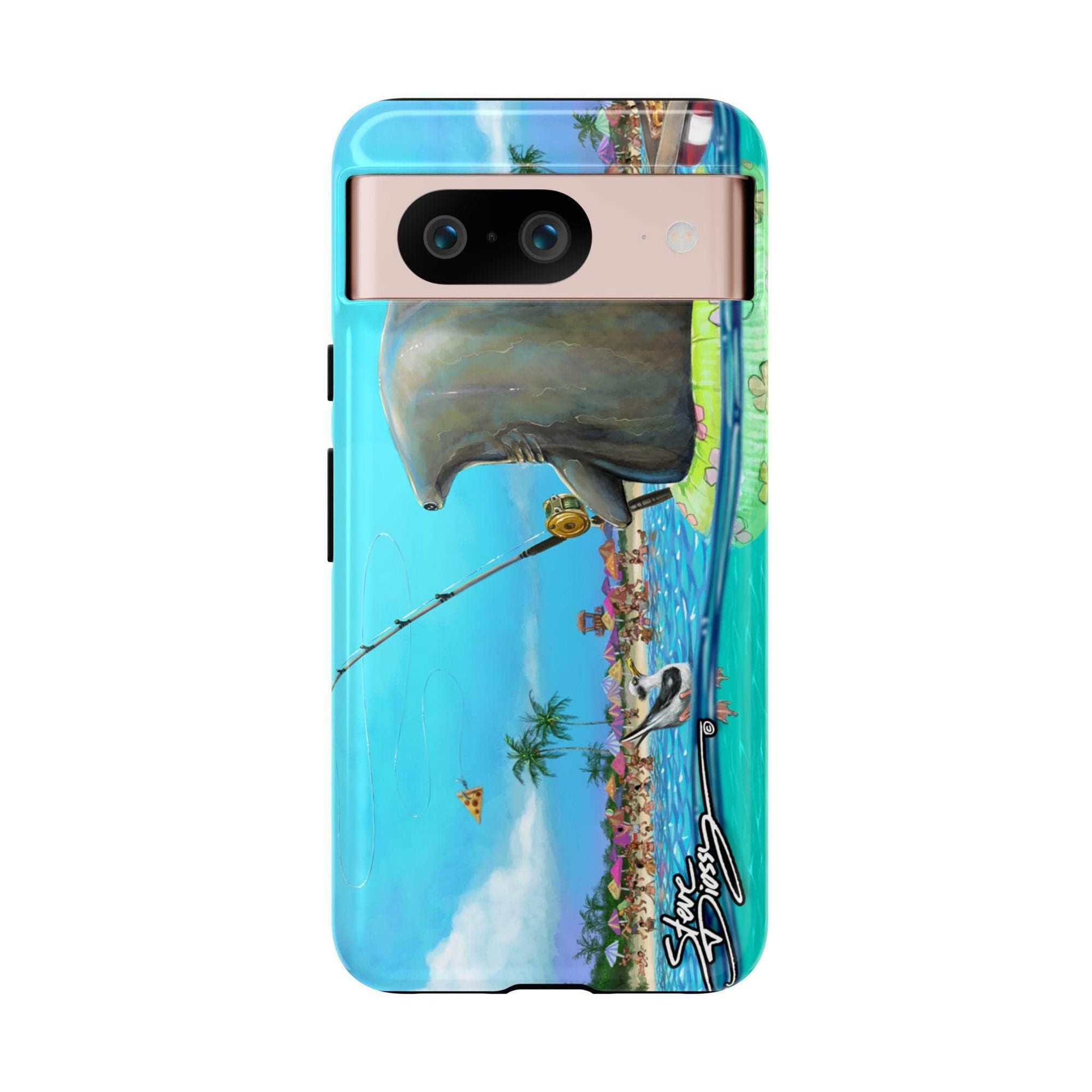 "Shark Fishing" Tough Phone Cases