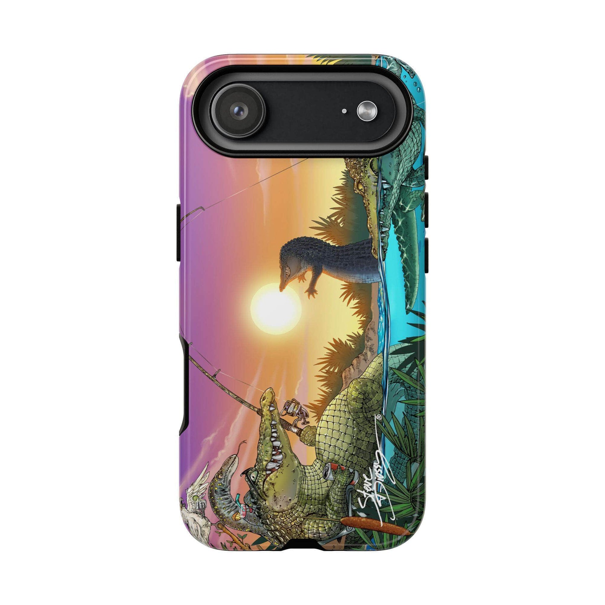 "Gator Fishing" Tough Phone Cases