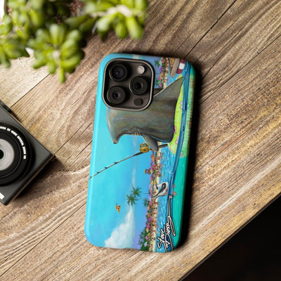 "Shark Fishing" Tough Phone Cases