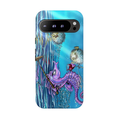 "Seahorse Blowout" Tough Phone Cases