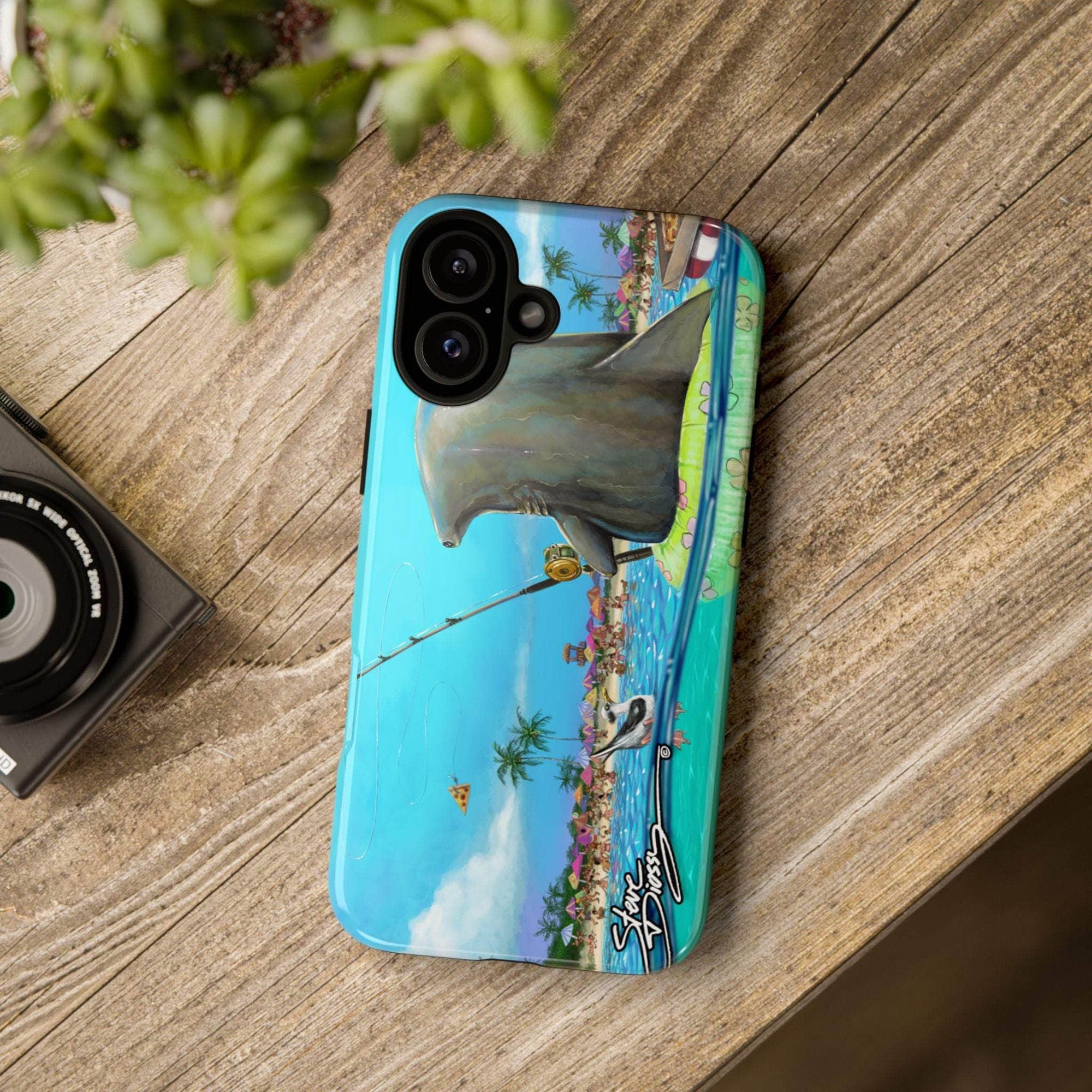 "Shark Fishing" Tough Phone Cases