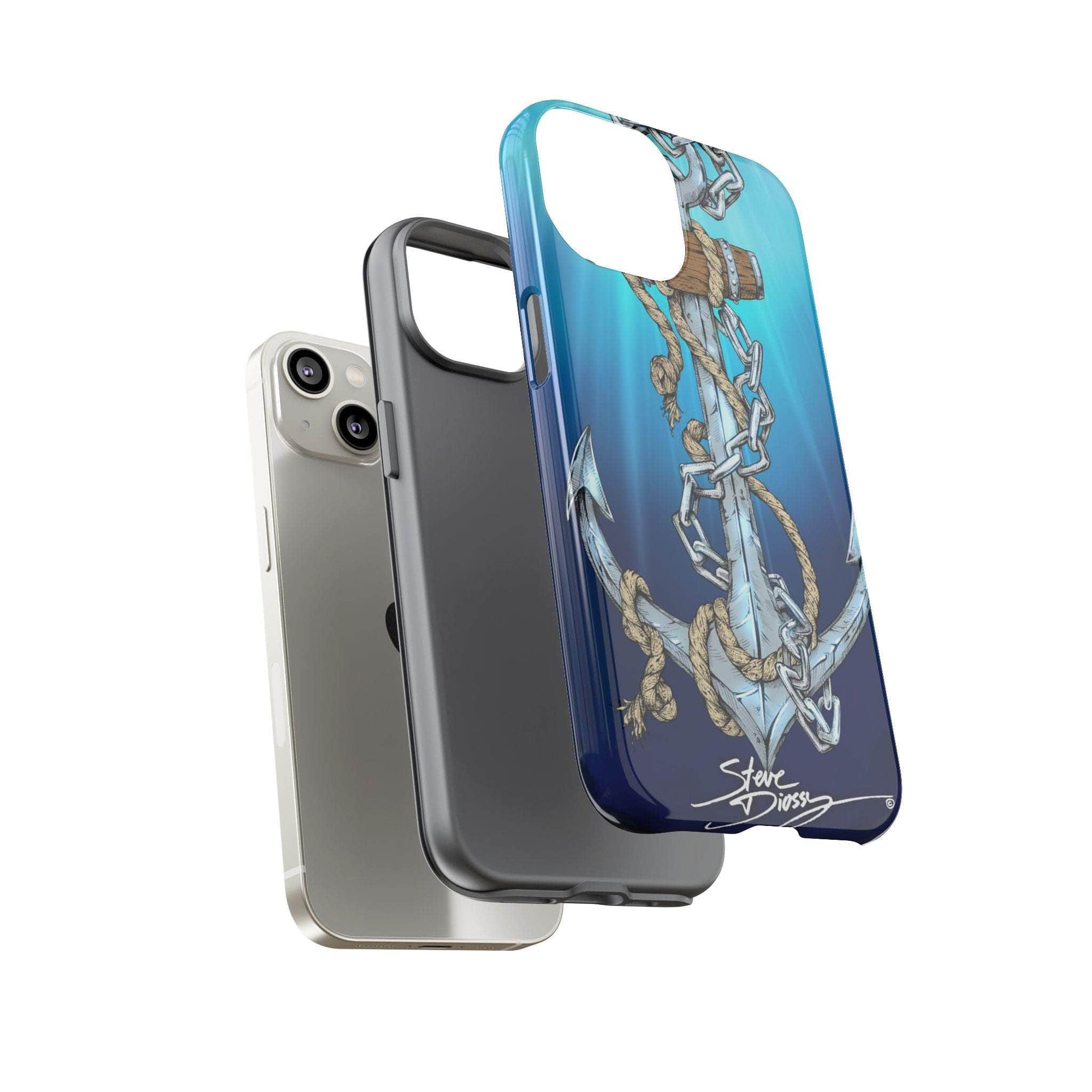 "Anchors Aweigh" Tough Phone Cases