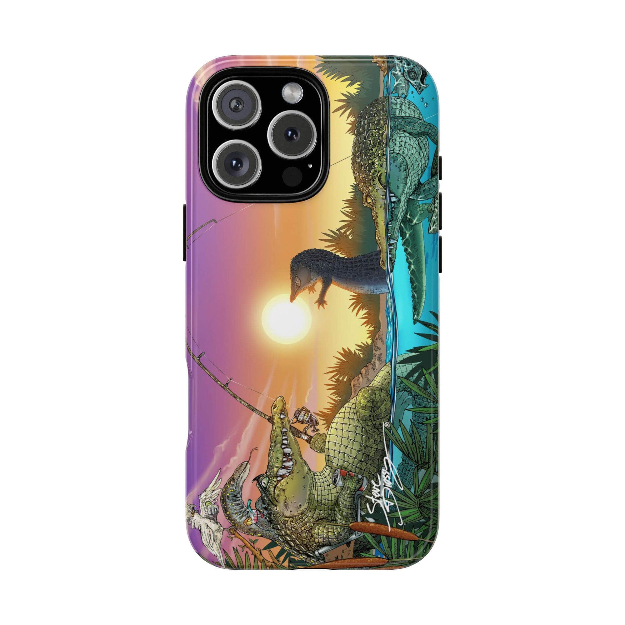 "Gator Fishing" Tough Phone Cases