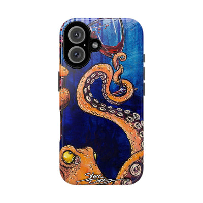 "Octopus the Connoisseur" Tough Phone Cases