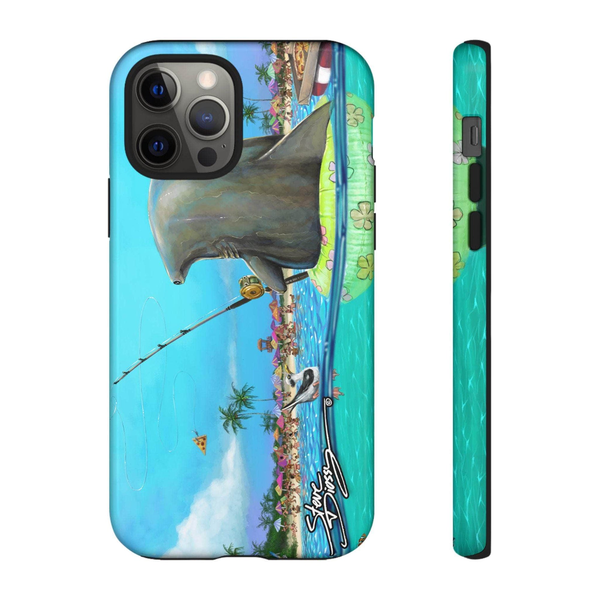 "Shark Fishing" Tough Phone Cases