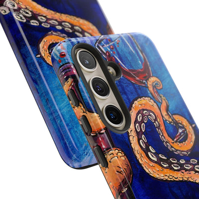 "Octopus the Connoisseur" Tough Phone Cases