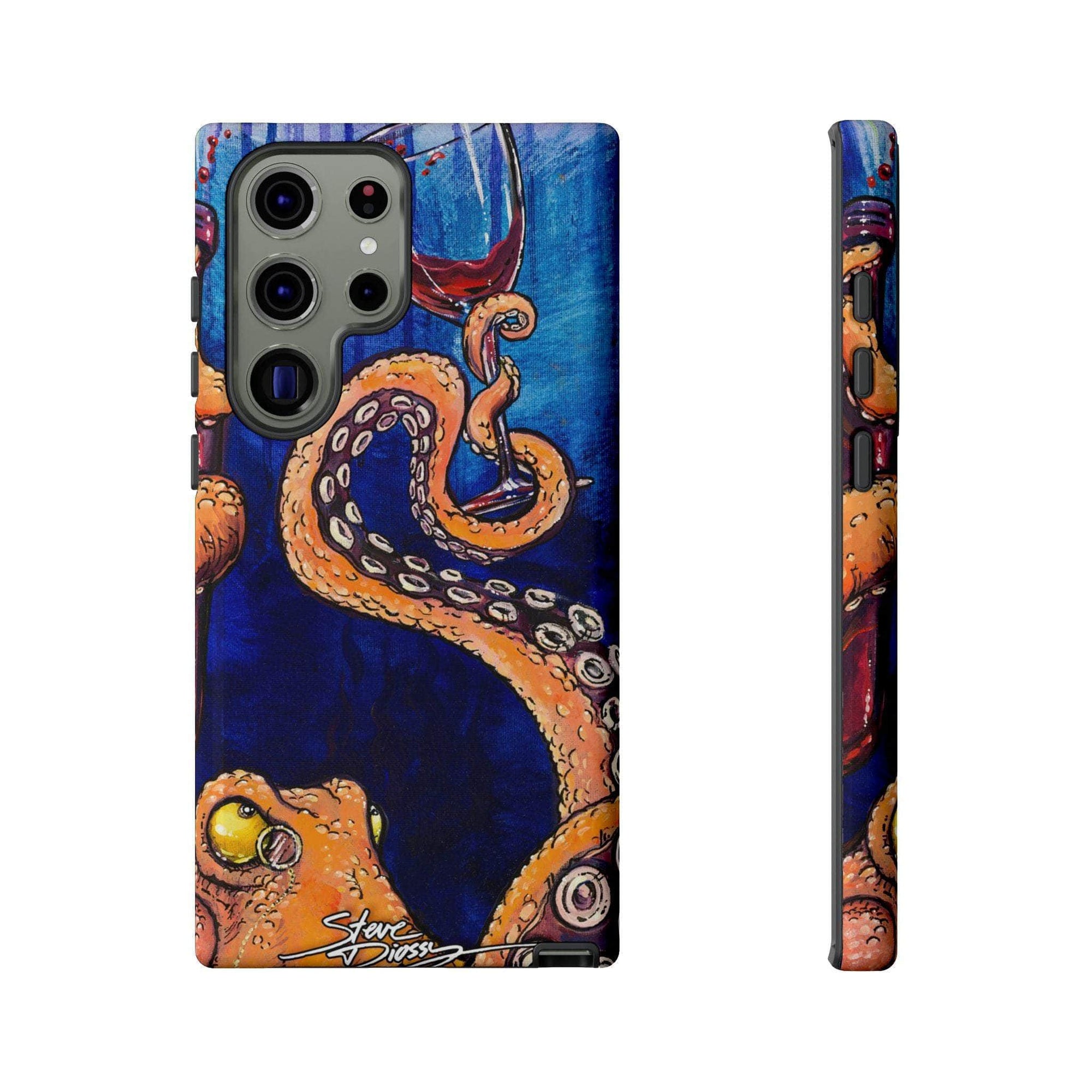 "Octopus the Connoisseur" Tough Phone Cases