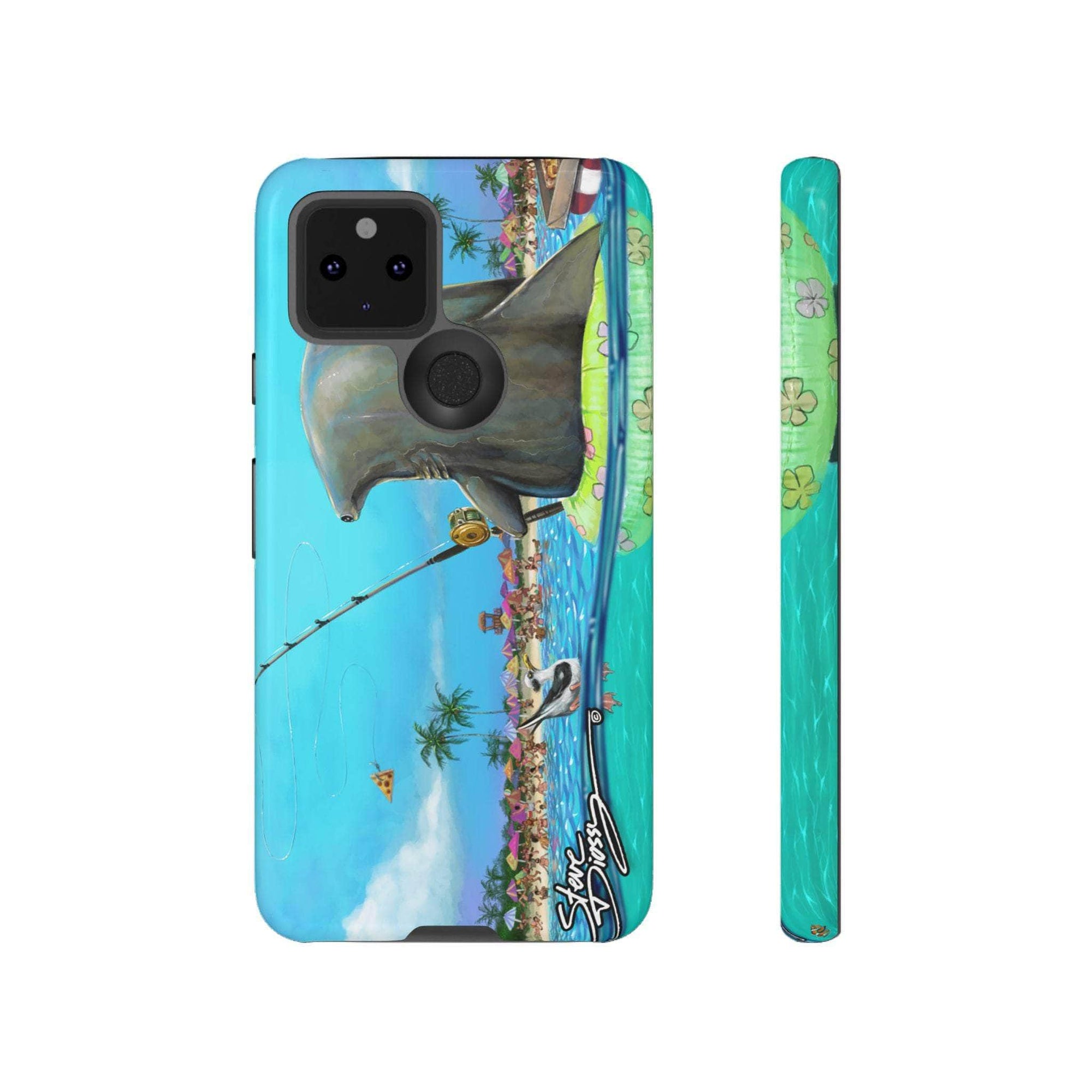 "Shark Fishing" Tough Phone Cases