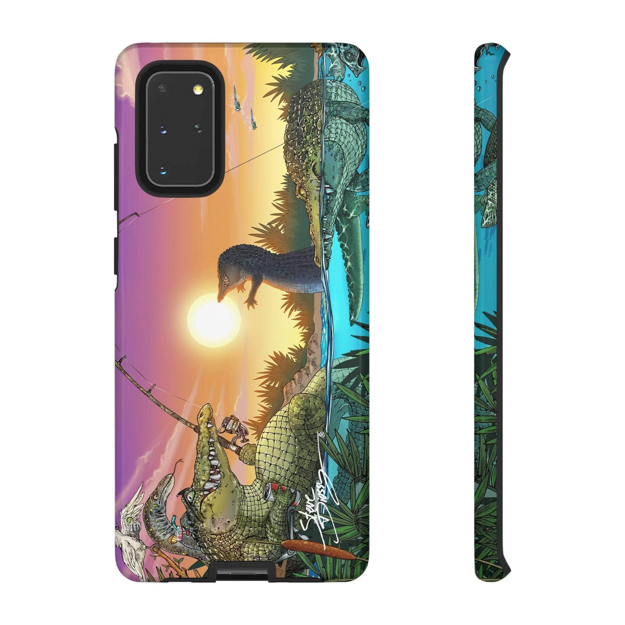 "Gator Fishing" Tough Phone Cases