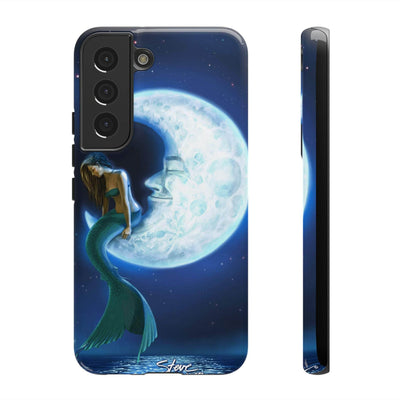 "Mermaid in the Moon" Tough Phone Cases