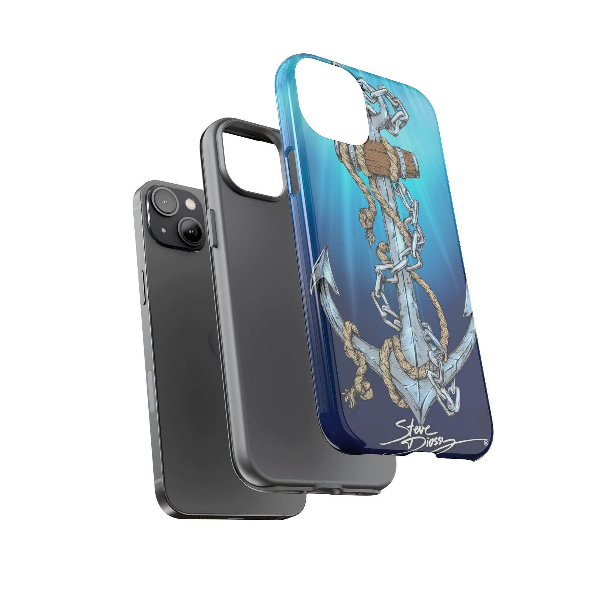 "Anchors Aweigh" Tough Phone Cases