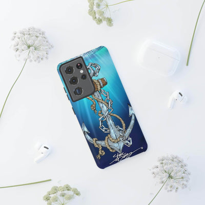 "Anchors Aweigh" Tough Phone Cases