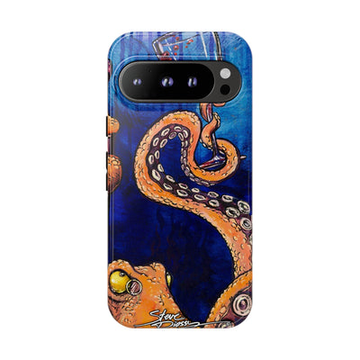 "Octopus the Connoisseur" Tough Phone Cases