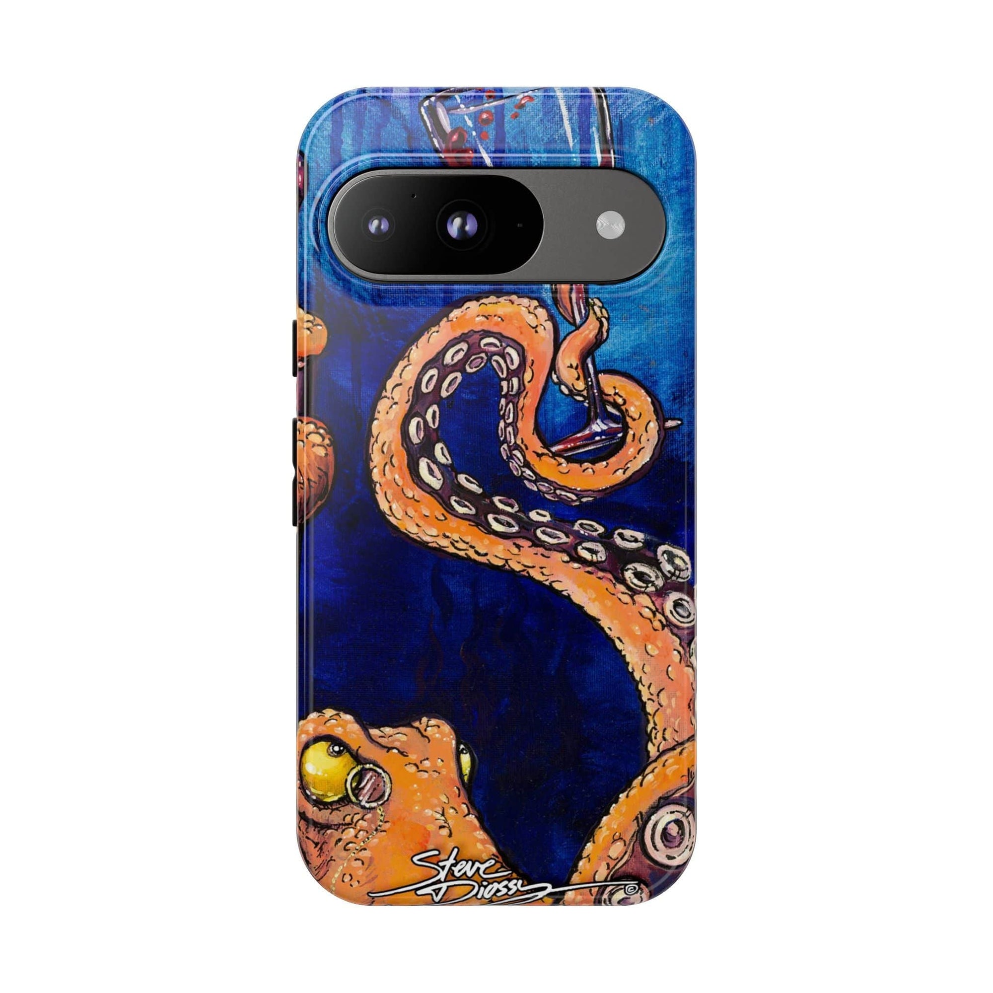 "Octopus the Connoisseur" Tough Phone Cases