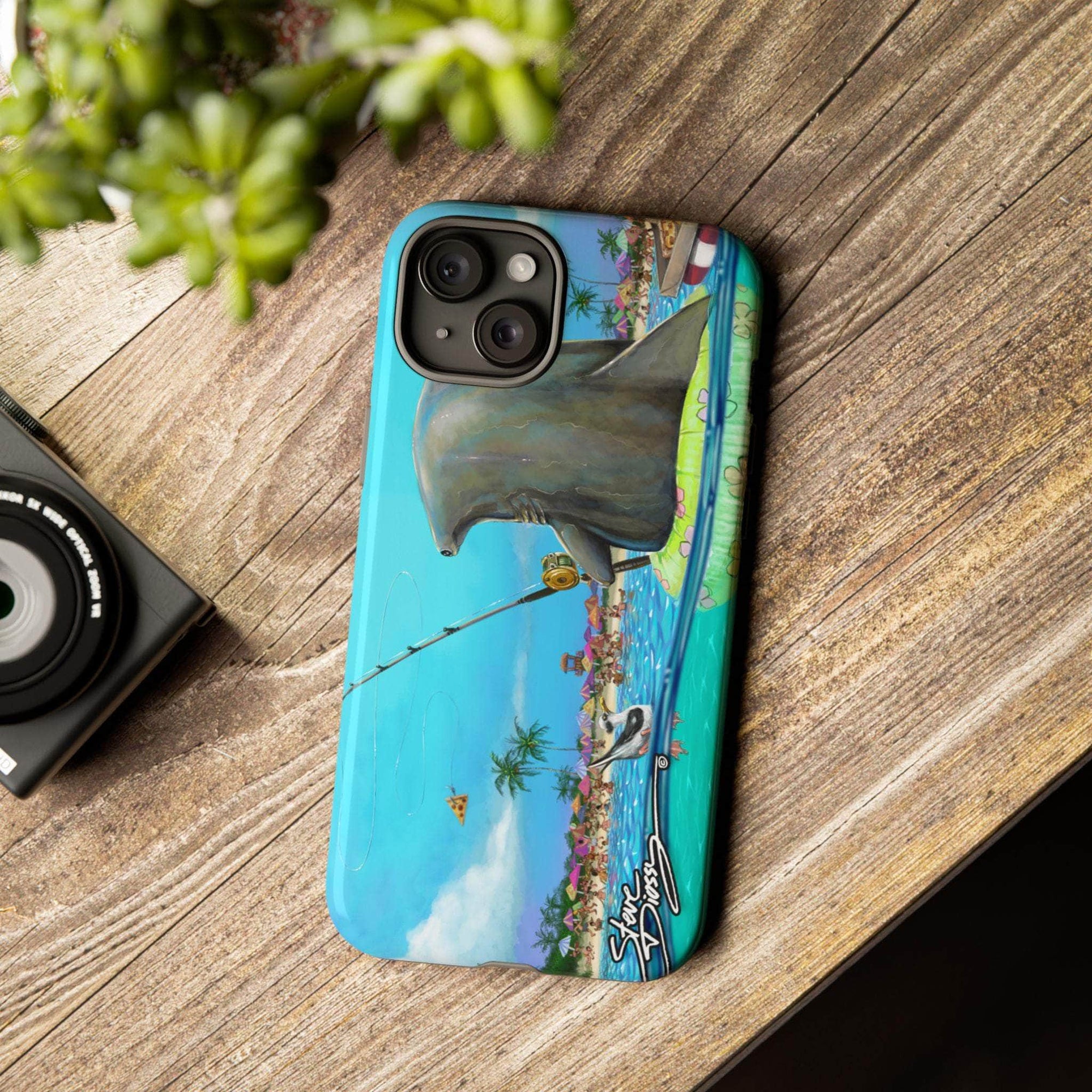 "Shark Fishing" Tough Phone Cases
