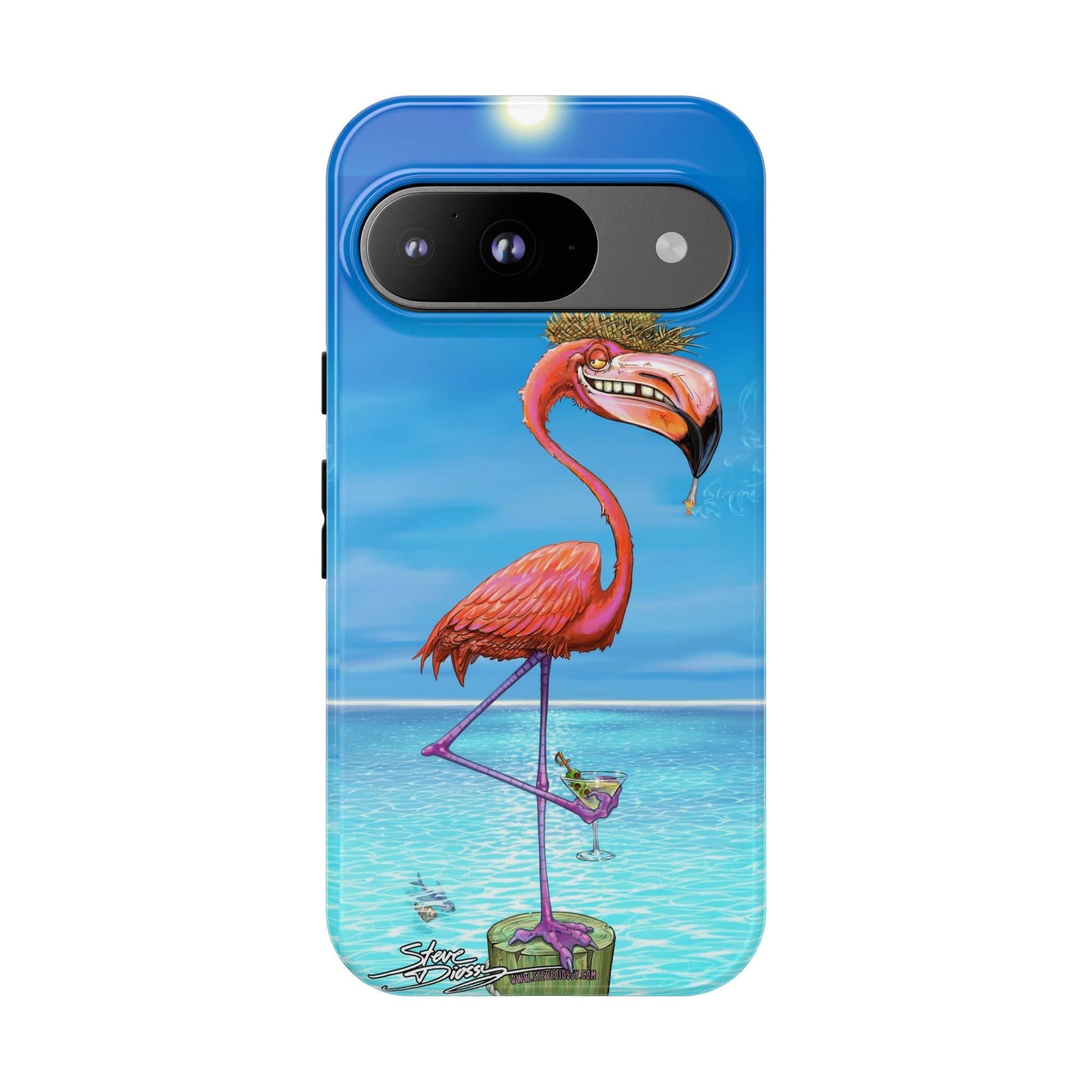 "Dirty Flamingo" Tough Phone Cases