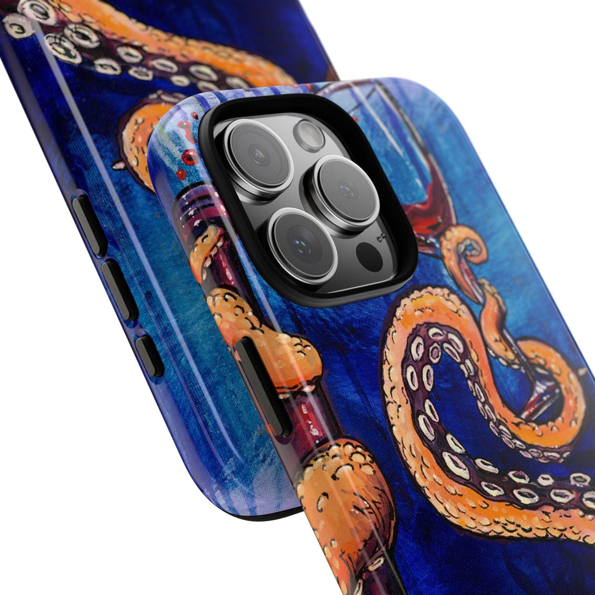 "Octopus the Connoisseur" Tough Phone Cases