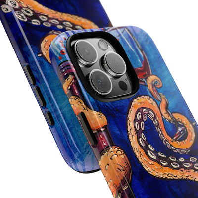 "Octopus the Connoisseur" Tough Phone Cases