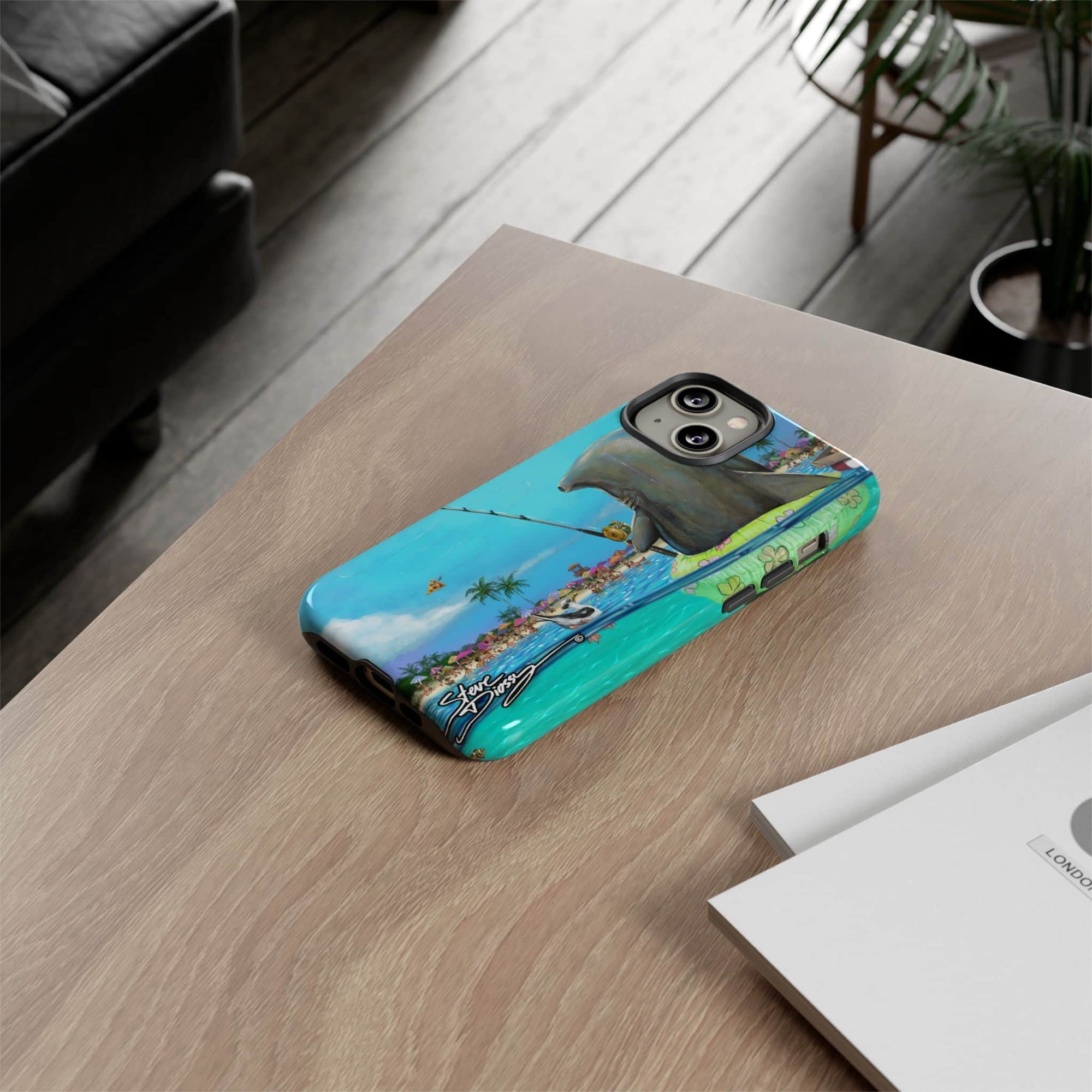 "Shark Fishing" Tough Phone Cases