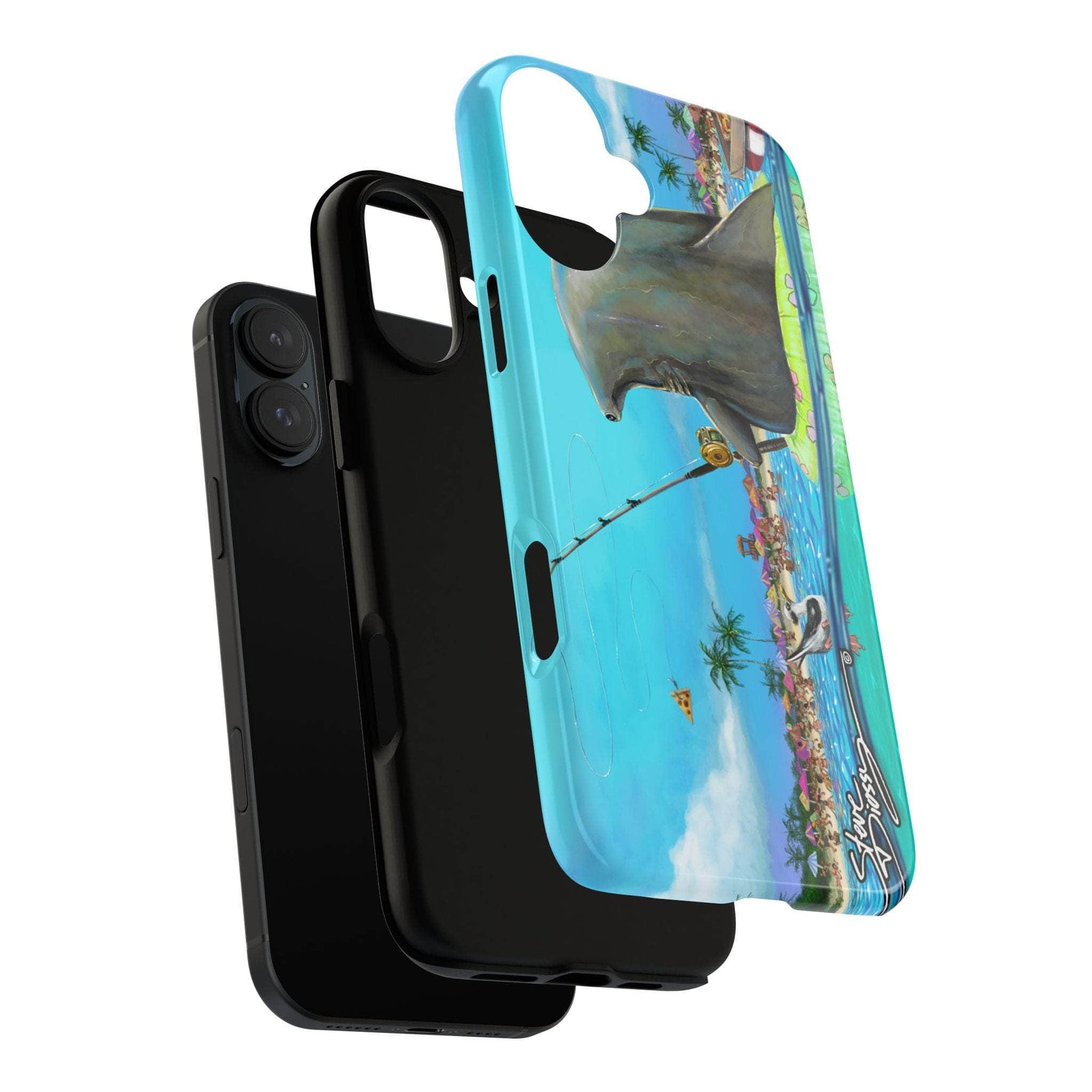 "Shark Fishing" Tough Phone Cases