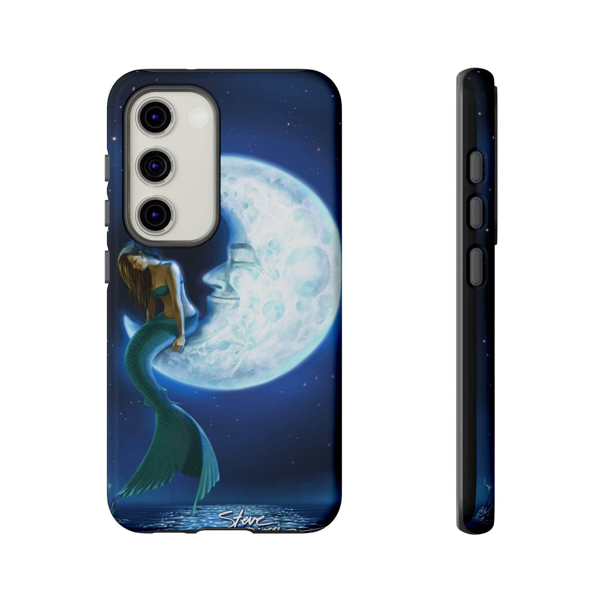 "Mermaid in the Moon" Tough Phone Cases