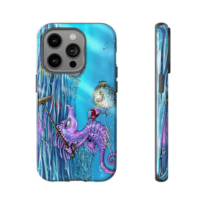 "Seahorse Blowout" Tough Phone Cases