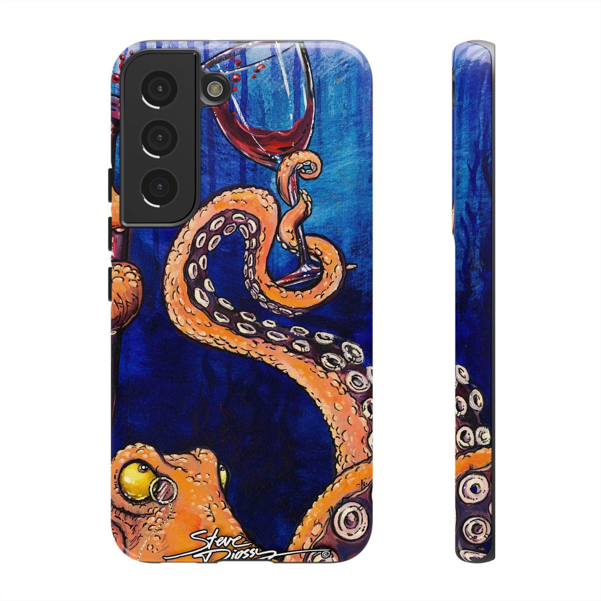 "Octopus the Connoisseur" Tough Phone Cases