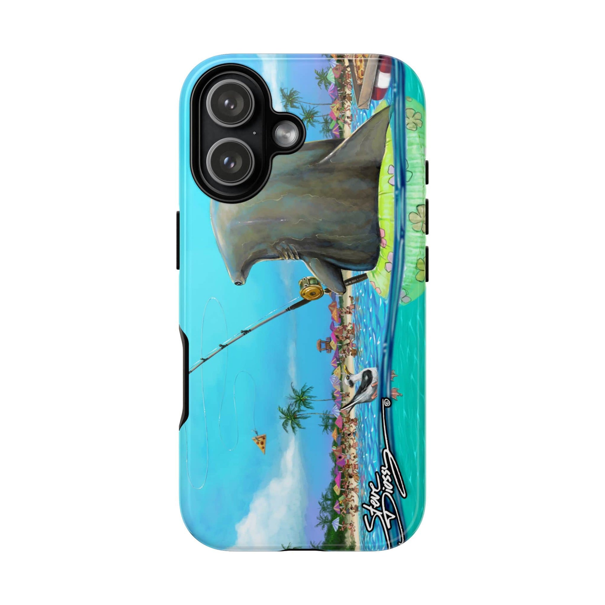 "Shark Fishing" Tough Phone Cases