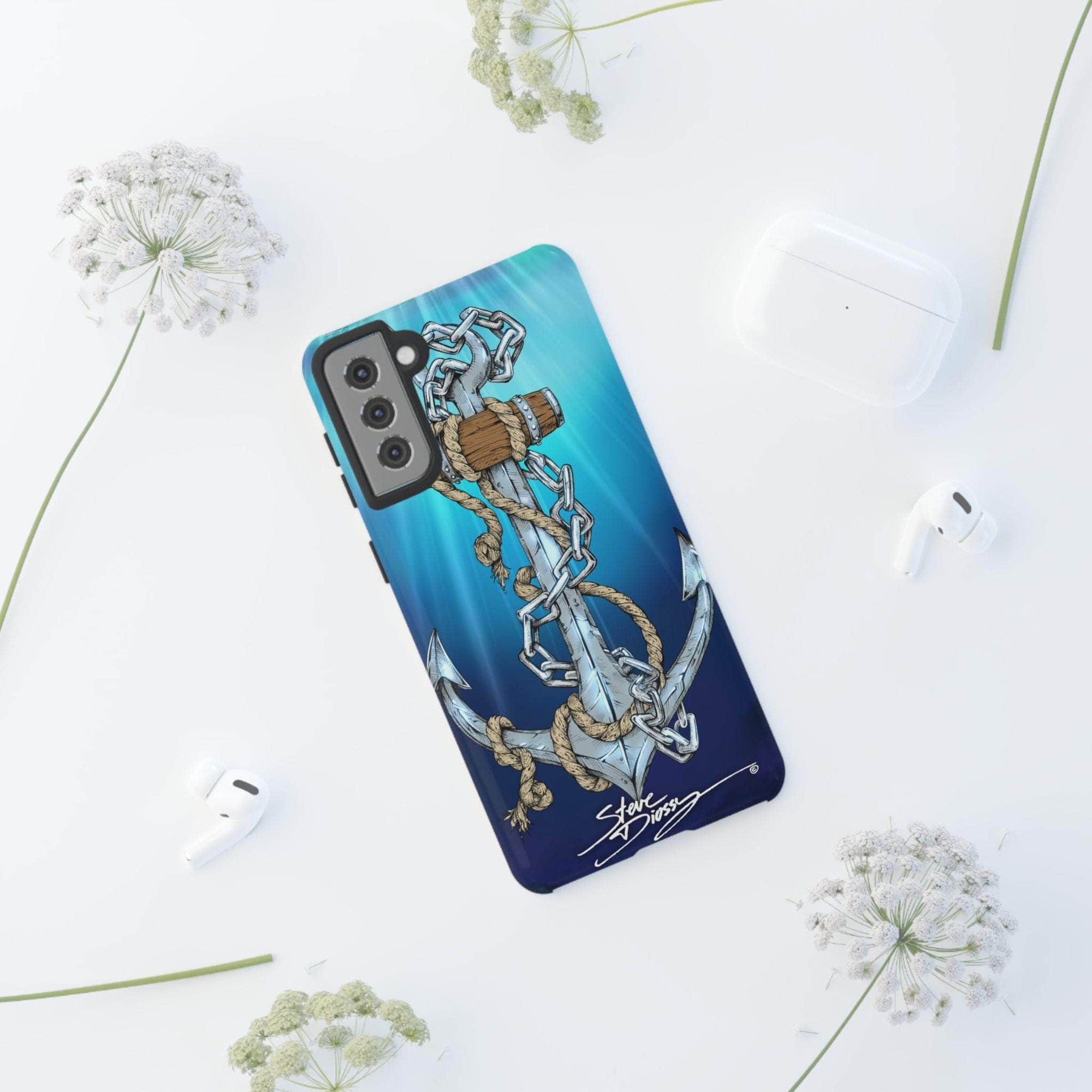 "Anchors Aweigh" Tough Phone Cases