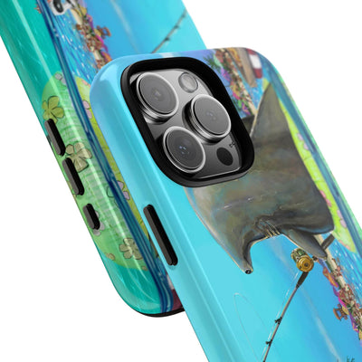 "Shark Fishing" Tough Phone Cases