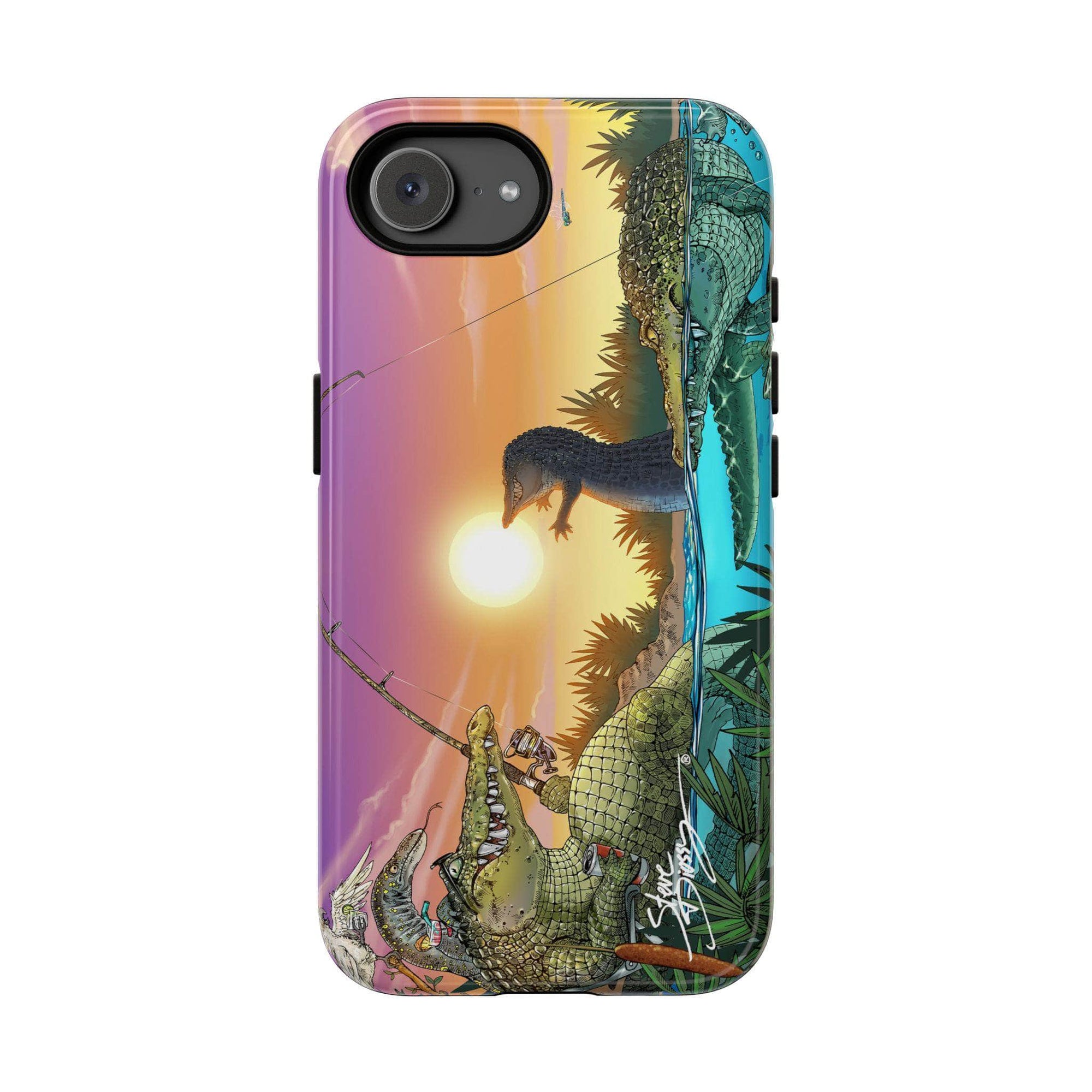 "Gator Fishing" Tough Phone Cases