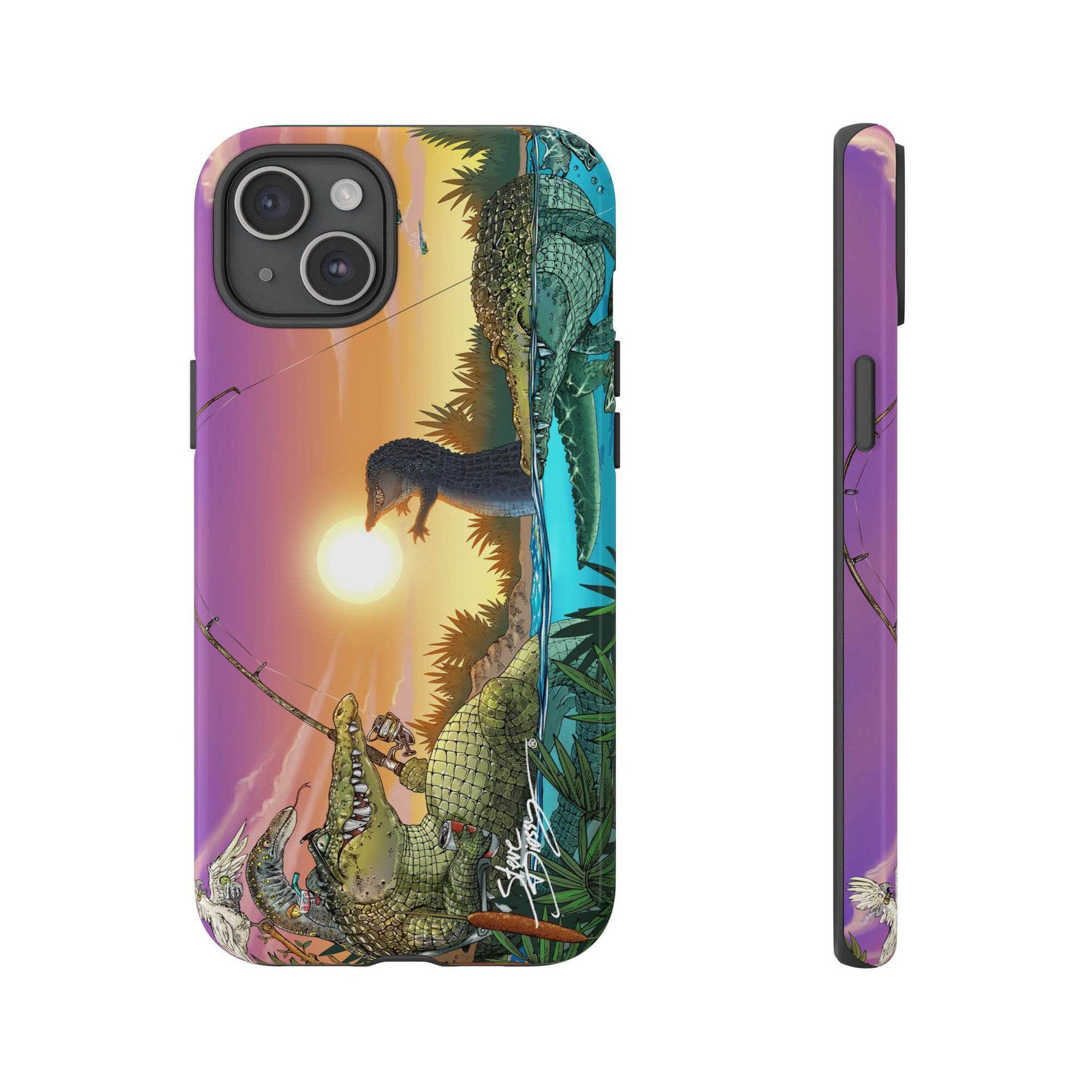 "Gator Fishing" Tough Phone Cases