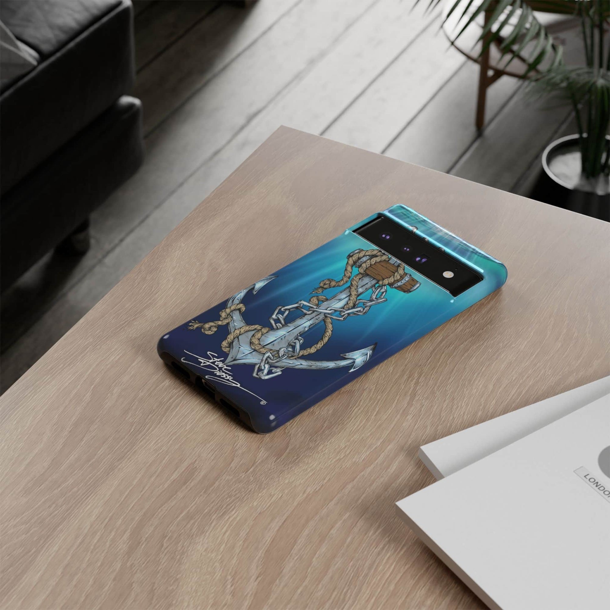 "Anchors Aweigh" Tough Phone Cases