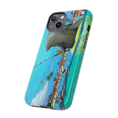 "Shark Fishing" Tough Phone Cases