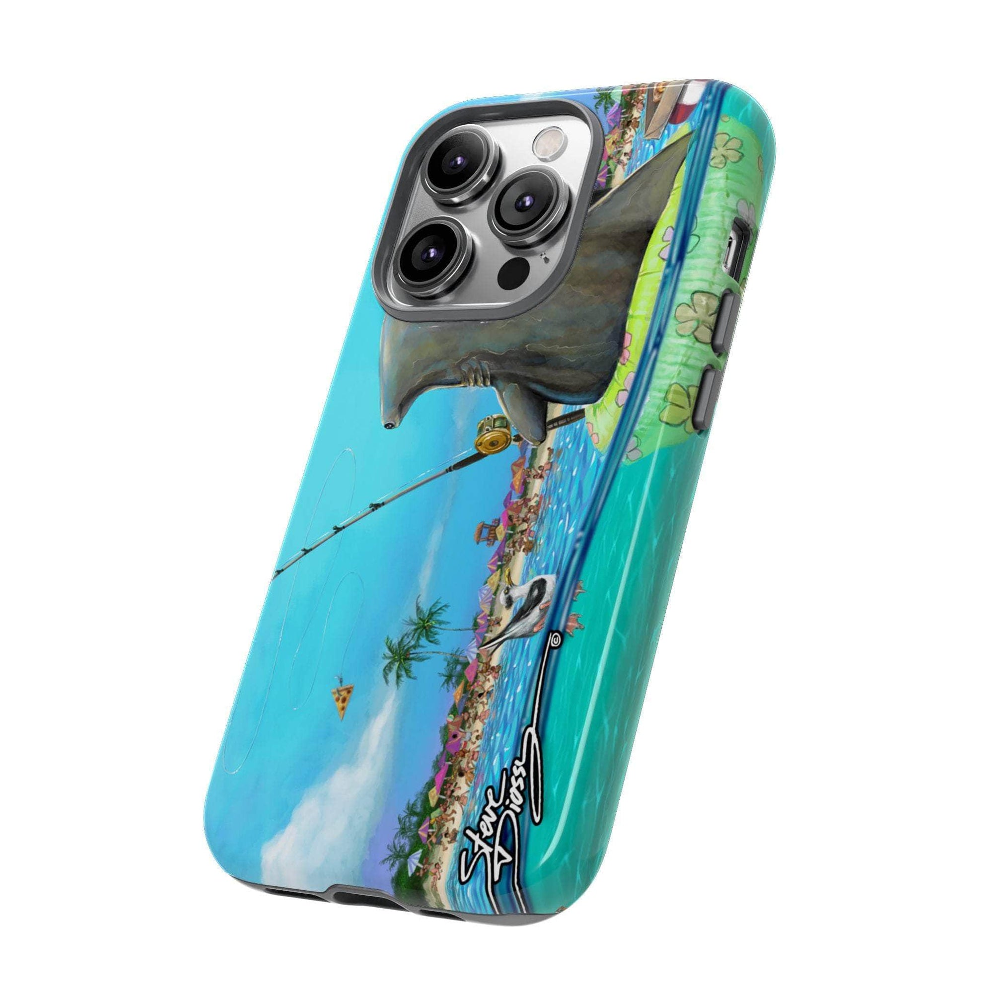 "Shark Fishing" Tough Phone Cases